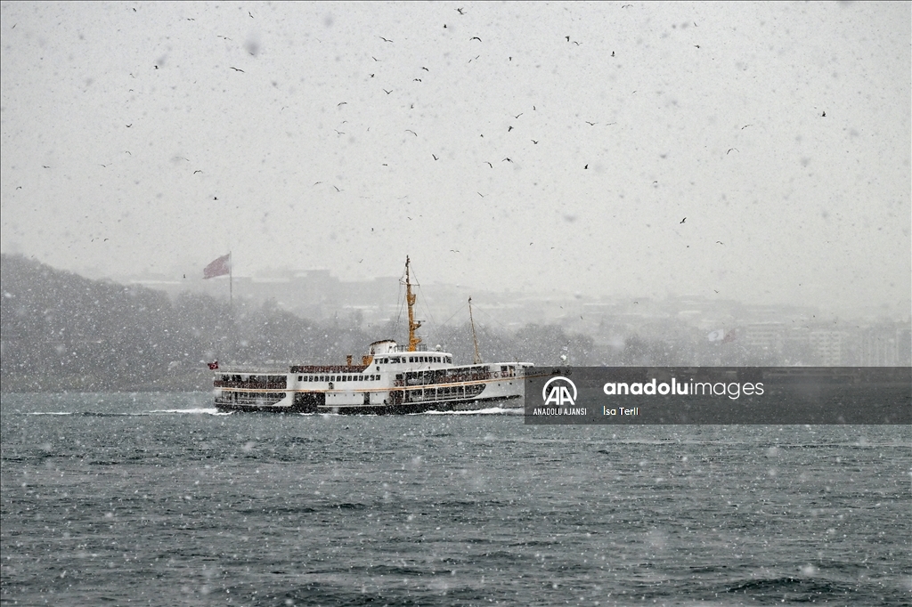 İstanbul'da kar yağışı