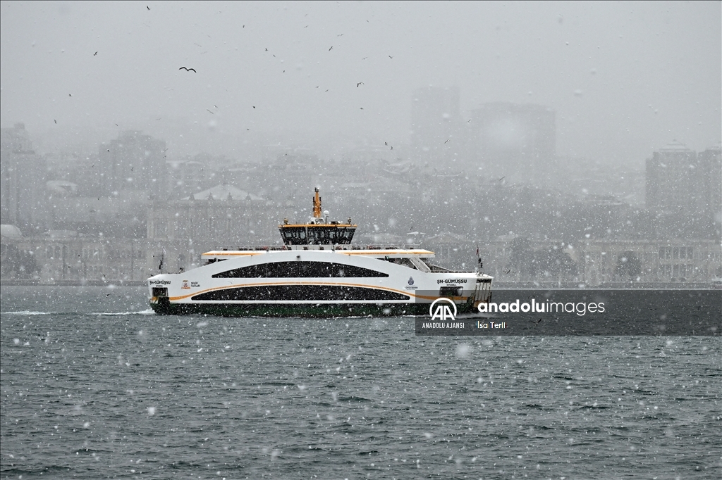 İstanbul'da kar yağışı