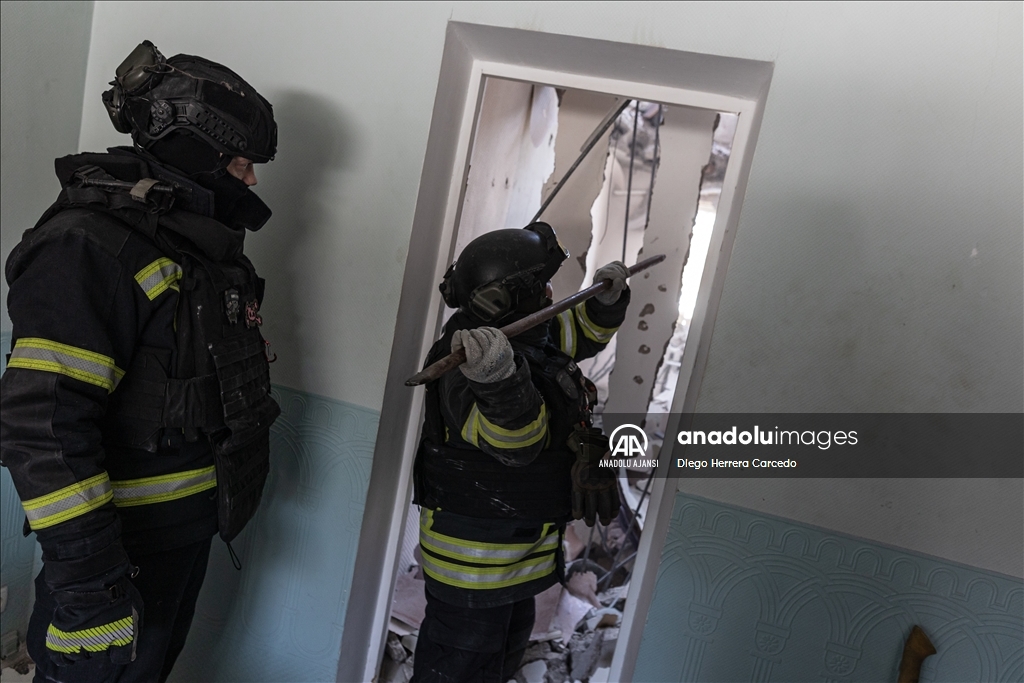 Rus saldırısı Ukrayna'nın Kostiantynivka kentinde hasara neden oldu