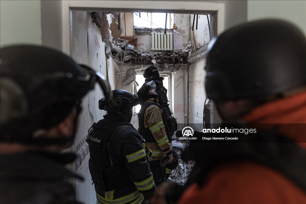 Rus saldırısı Ukrayna'nın Kostiantynivka kentinde hasara neden oldu