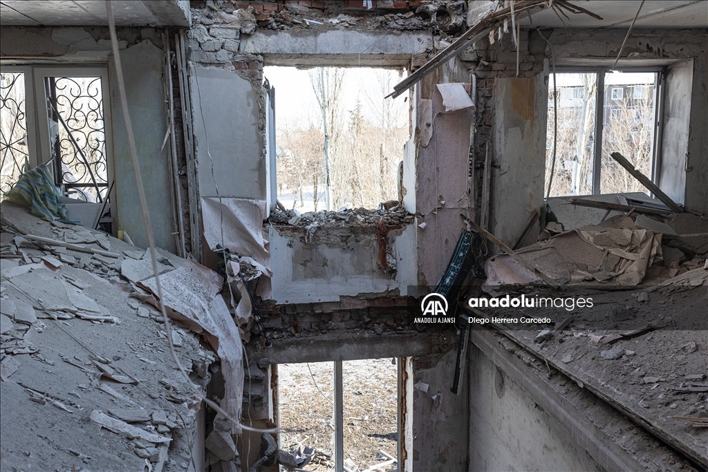 Rus saldırısı Ukrayna'nın Kostiantynivka kentinde hasara neden oldu