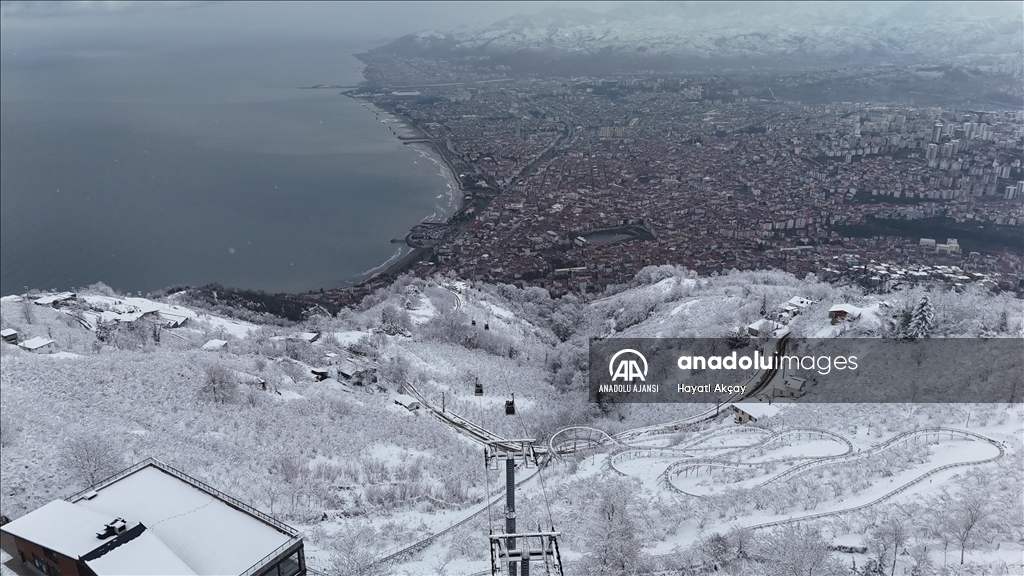 Ordu'da kar yağışı