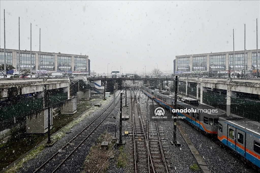 İstanbul'da kar yağışı
