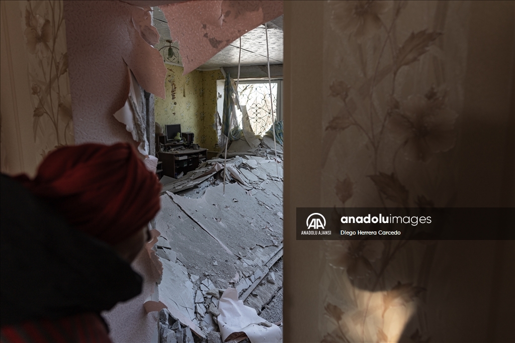 Rus saldırısı Ukrayna'nın Kostiantynivka kentinde hasara neden oldu