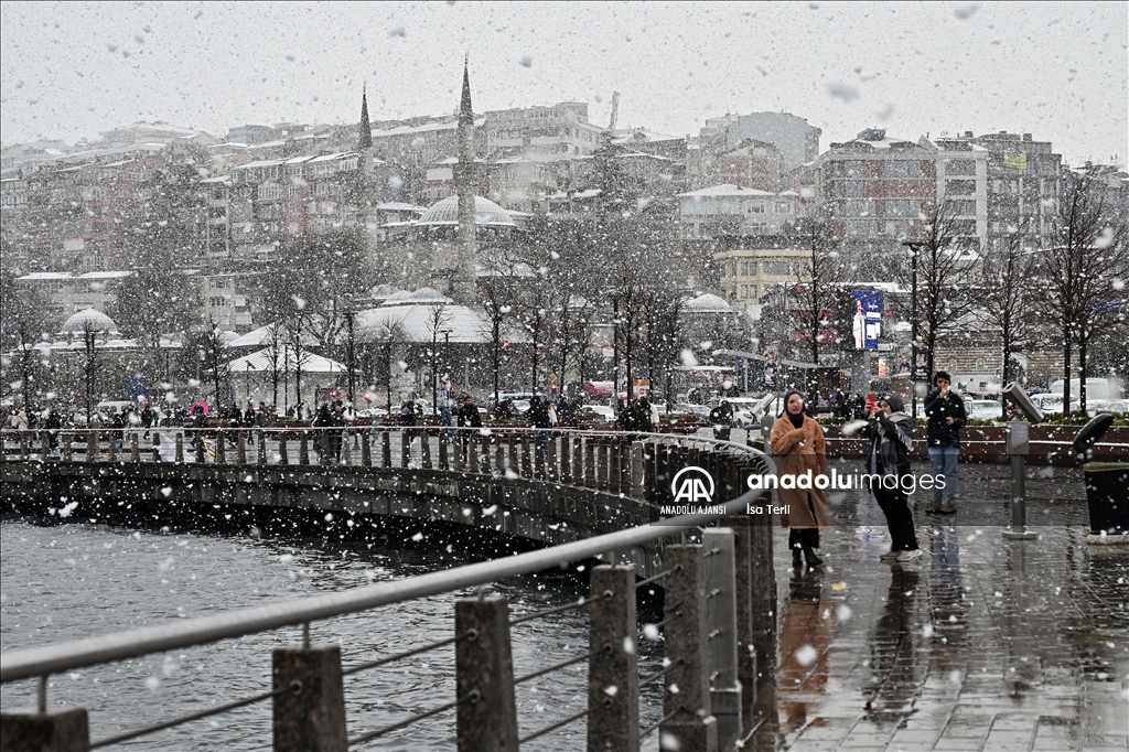 İstanbul'da kar yağışı