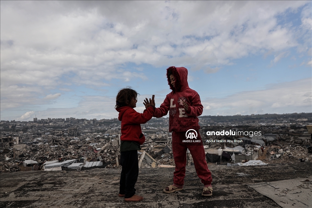 Gazze Şeridi'nin kuzeyindeki Beyt Lahya'da günlük yaşam