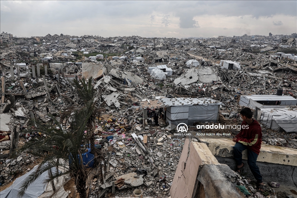 Gazze Şeridi'nin kuzeyindeki Beyt Lahya'da günlük yaşam
