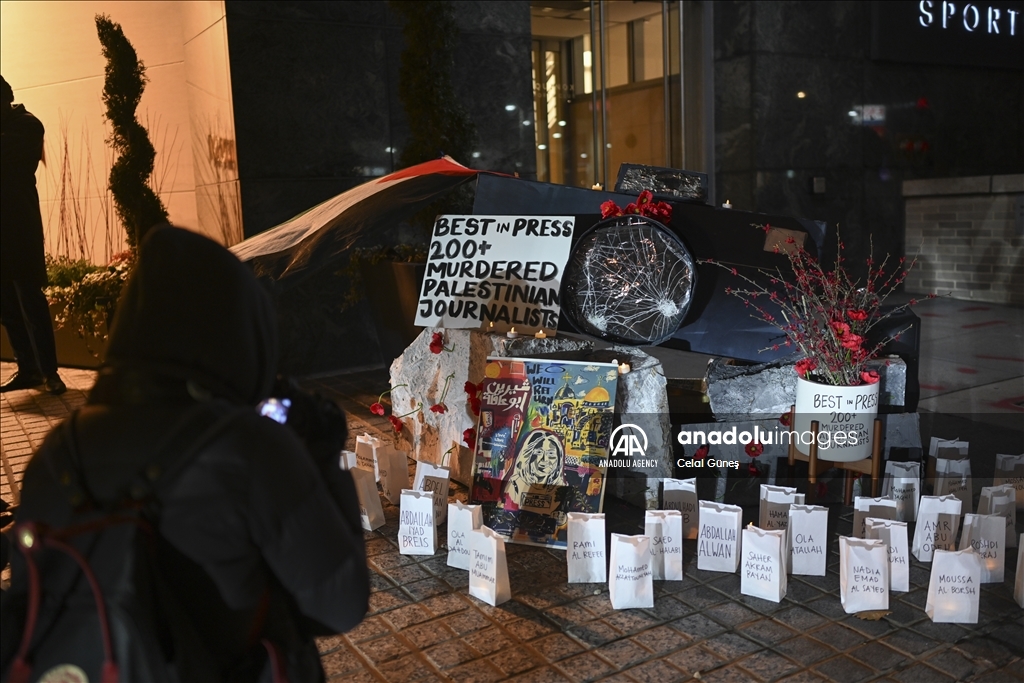 A group of activists held a vigil in Washington DC