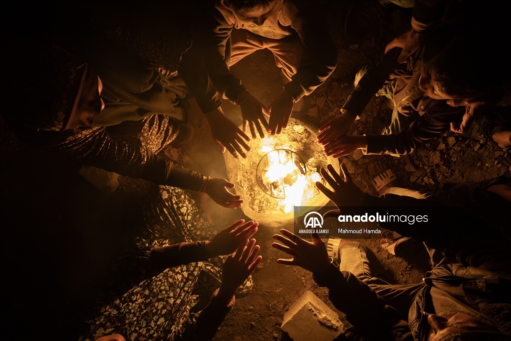 Ateşkesin ardından Gazze'de soğuk hava koşulları Filistinlileri olumsuz etkiliyor