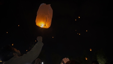 Erbil'de "Gece Işıkları Festivali" düzenlendi