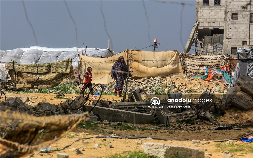 Gazze Şeridi'nin güneyindeki Han Yunus'ta günlük yaşam