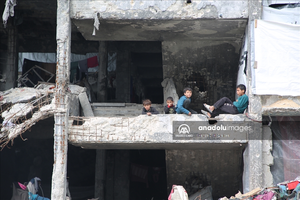 Gazze Şeridi'nin kuzeyindeki Cibaliye'de günlük yaşam