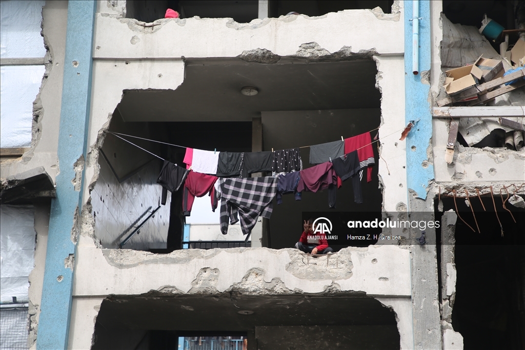 Gazze Şeridi'nin kuzeyindeki Cibaliye'de günlük yaşam
