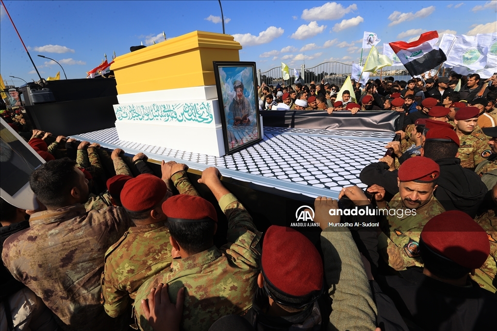 Irak'ta eski Hizbullah lideri Hasan Nasrallah için sembolik cenaze töreni düzenlendi