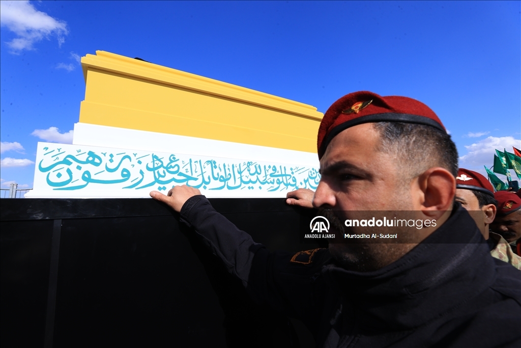 Irak'ta eski Hizbullah lideri Hasan Nasrallah için sembolik cenaze töreni düzenlendi