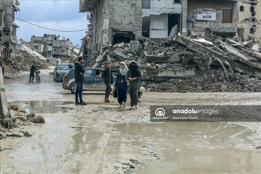 Gazze Şeridi'nin güneyindeki Han Yunus'ta günlük yaşam