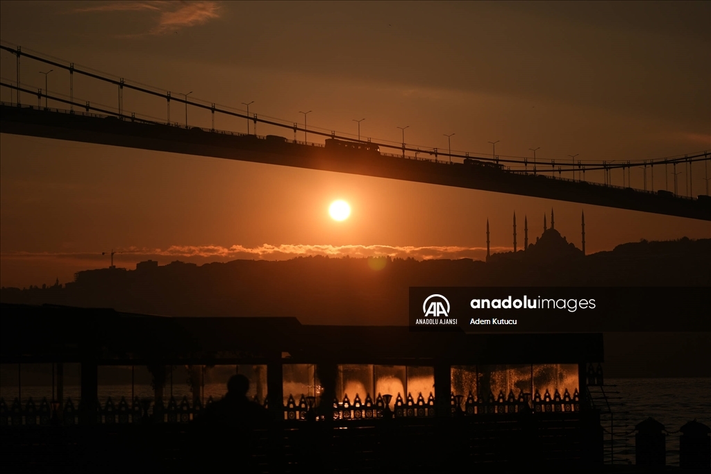 İstanbul'da gün doğumu
