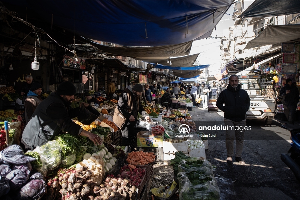 Şam pazarlarında Ramazan hareketliliği