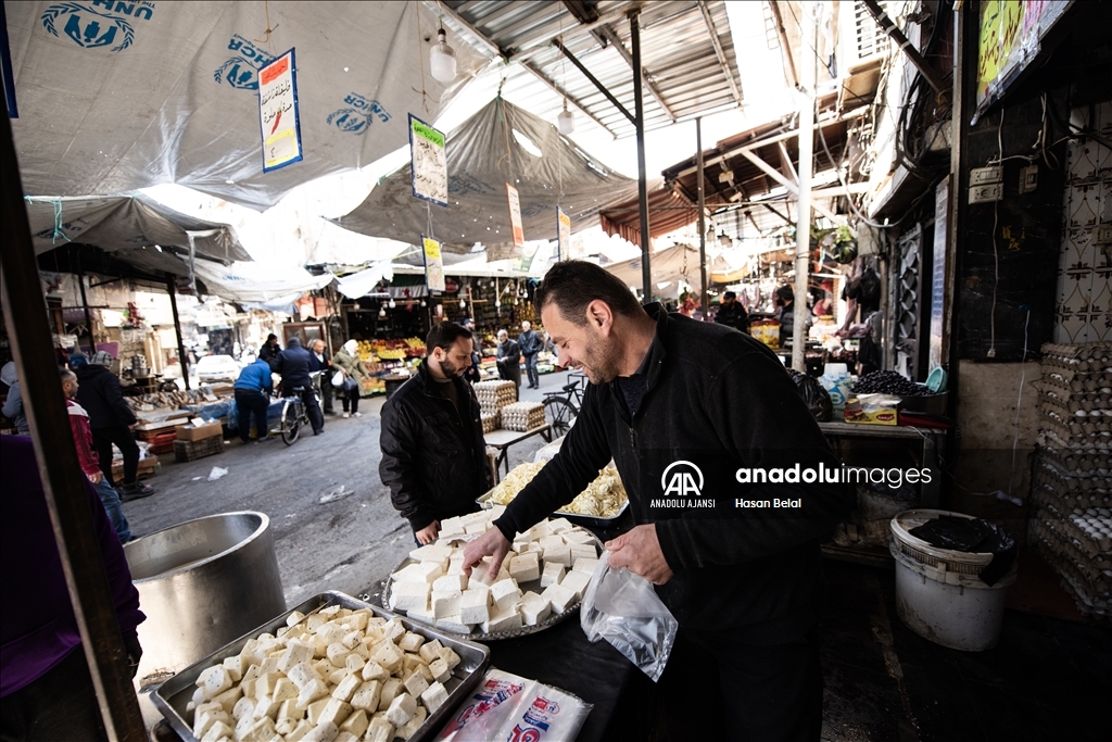 Şam pazarlarında Ramazan hareketliliği