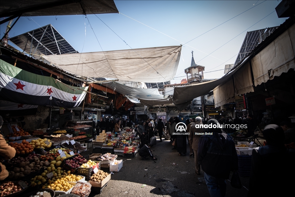 Şam pazarlarında Ramazan hareketliliği