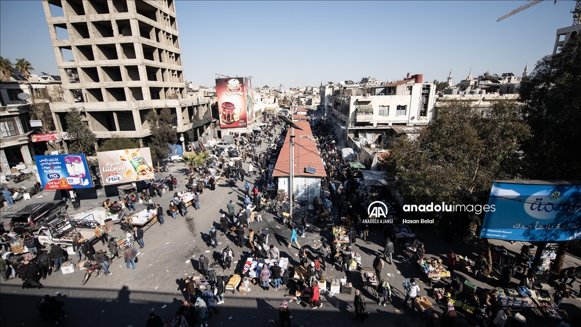 Şam pazarlarında Ramazan hareketliliği