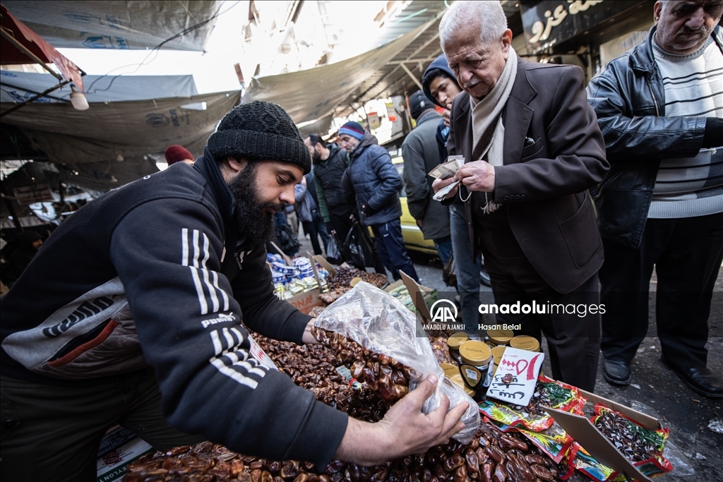 Şam pazarlarında Ramazan hareketliliği