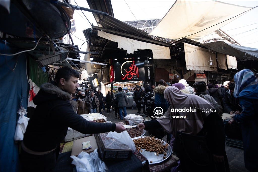 Şam pazarlarında Ramazan hareketliliği