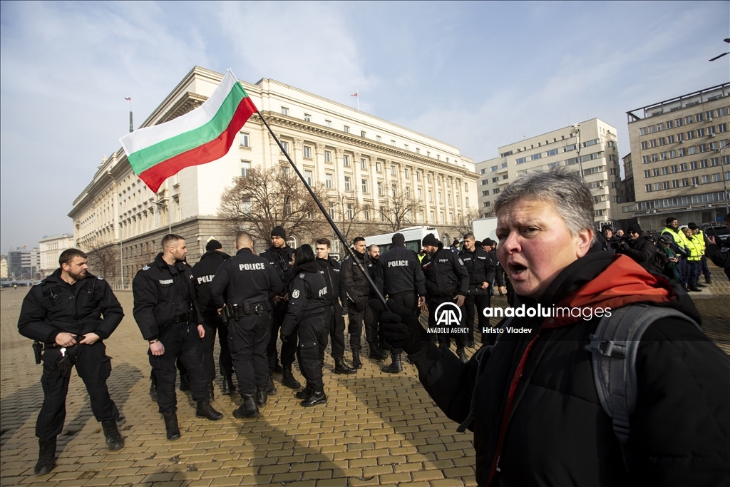 Protest against of the introduction of Euro in Bulgaria
