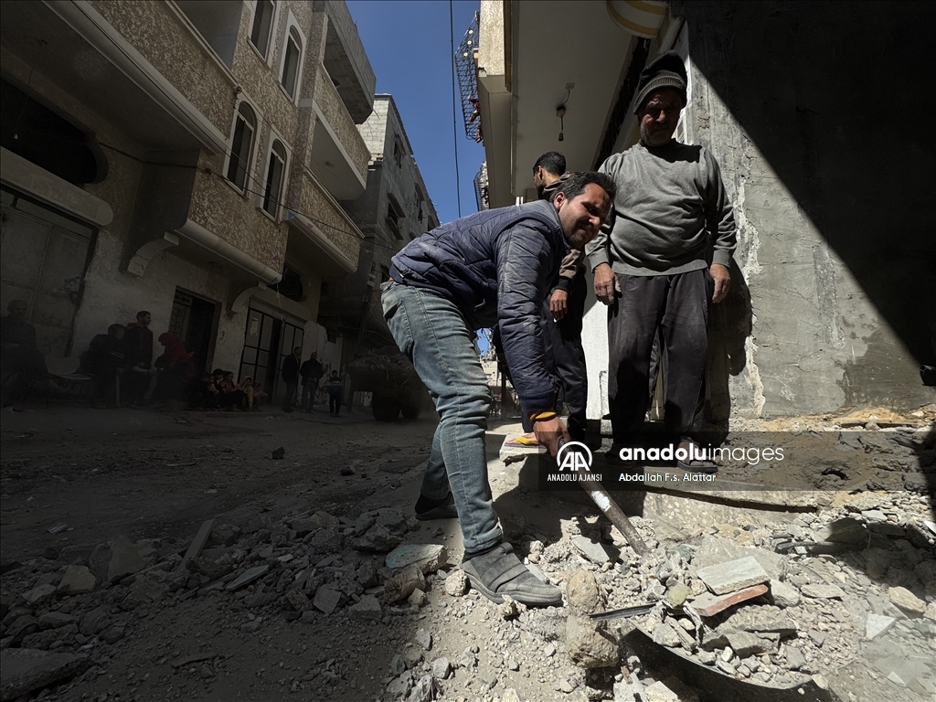 Han Yunus’ta Ramazan öncesi temizlik ve süsleme çalışmaları yapıldı