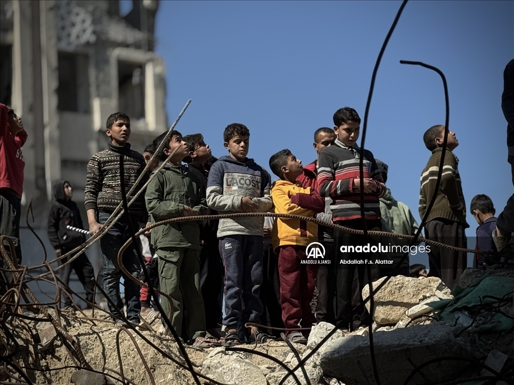 Gazze'de cuma namazı