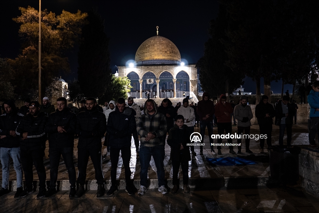 Первая молитва таравих состоялась в мечети Аль-Акса