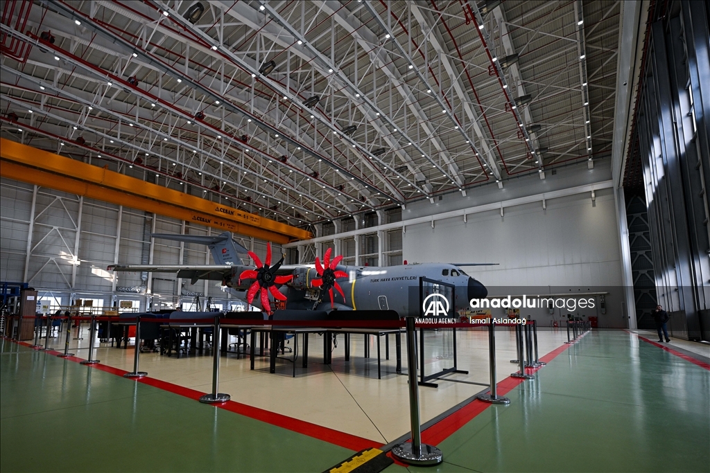 The only non-Airbus facility to service giant transport aircrafts in Turkiye's Kayseri