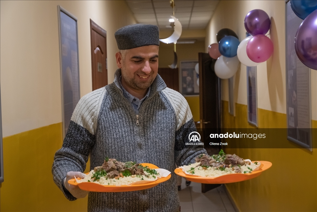 Lviv’de Müslümanlar ramazan ayının ilk iftarında buluştu