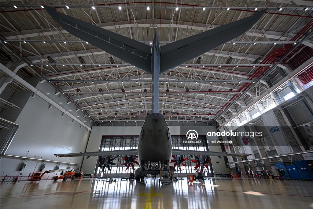 The only non-Airbus facility to service giant transport aircrafts in Turkiye's Kayseri