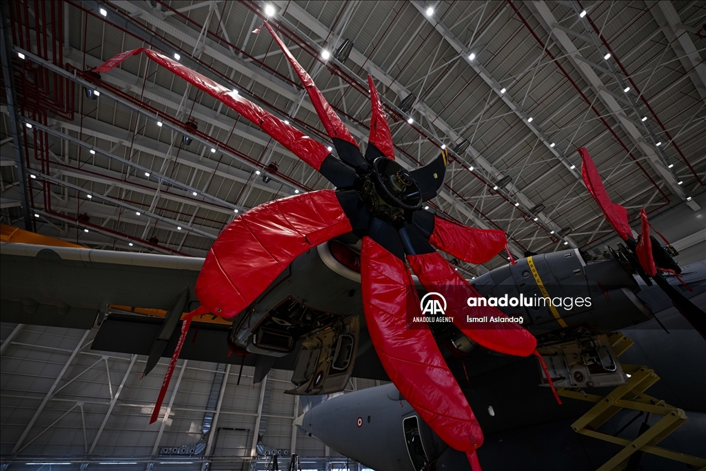 The only non-Airbus facility to service giant transport aircrafts in Turkiye's Kayseri