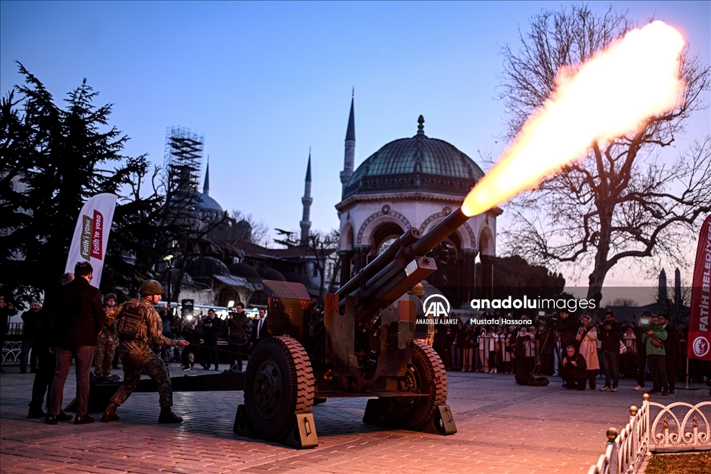 İstanbul'da ilk iftar yapıldı