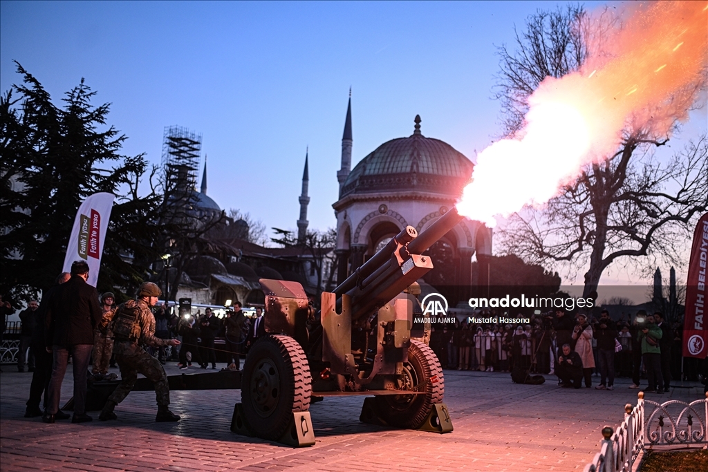 İstanbul'da ilk iftar yapıldı