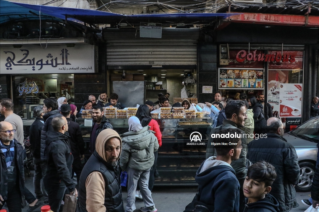 Şam pazarlarında Ramazan hareketliliği