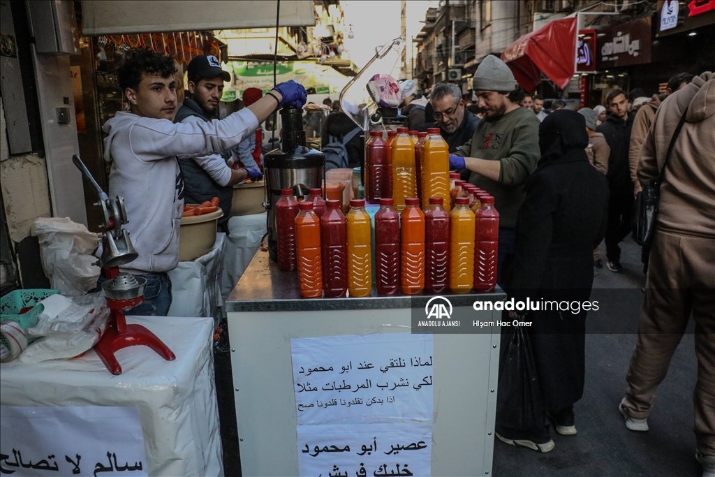 Şam pazarlarında Ramazan hareketliliği