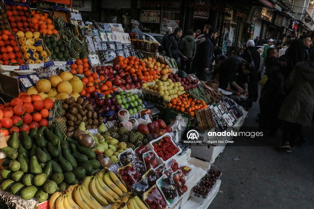Şam pazarlarında Ramazan hareketliliği