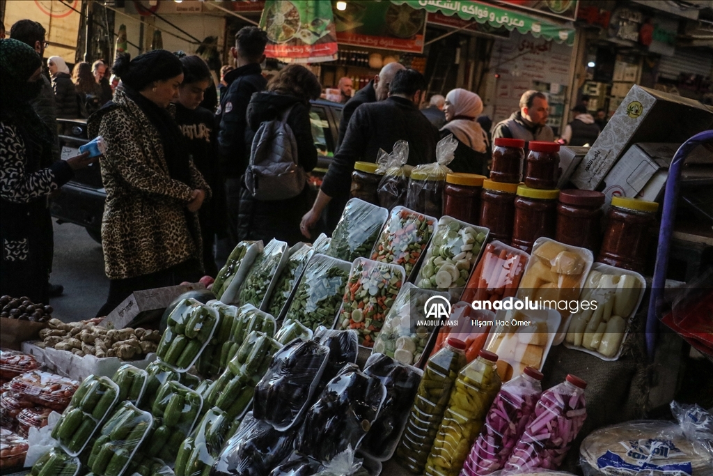 Şam pazarlarında Ramazan hareketliliği