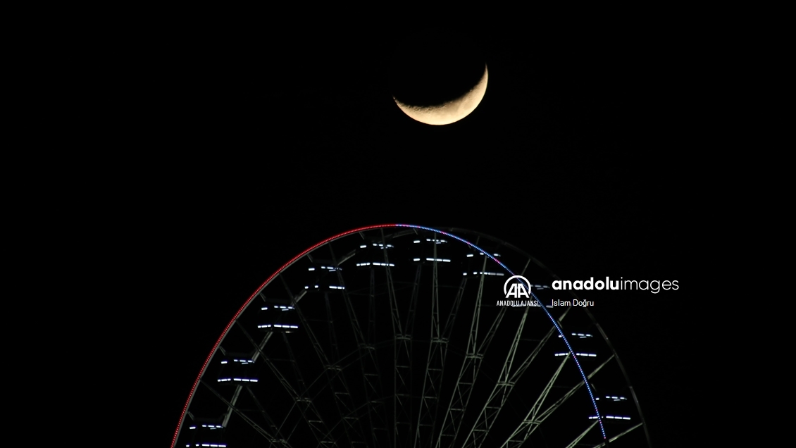 ABD'nin New Jersey eyaletinde hilalli gece