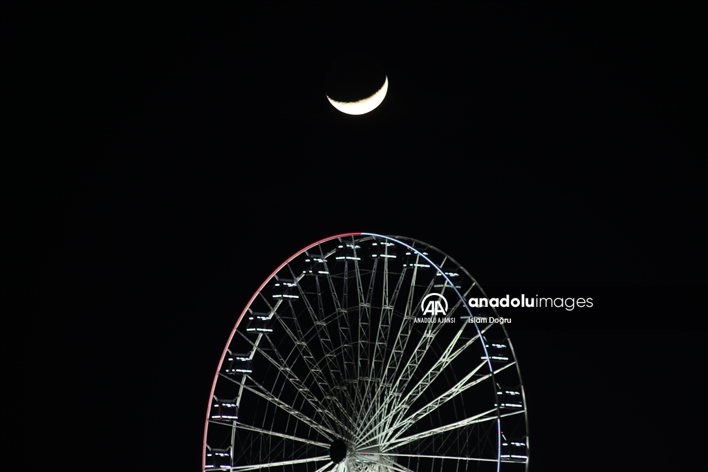 ABD'nin New Jersey eyaletinde hilalli gece