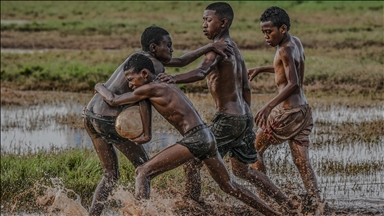 Antananarivolu gençlerin ragbi keyfi