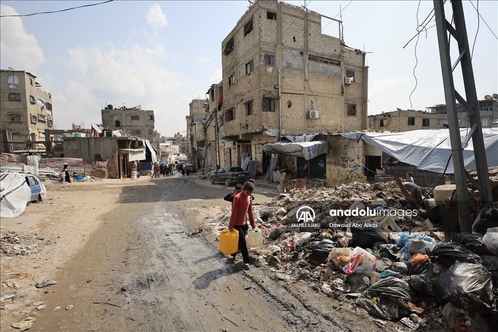 Gazze'deki su krizi devam ediyor