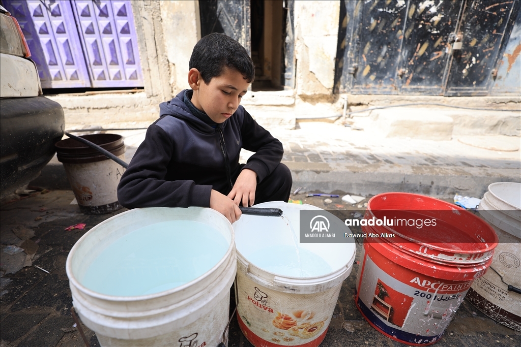 Gazze'deki su krizi devam ediyor