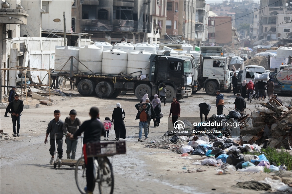 Gazze'deki su krizi devam ediyor