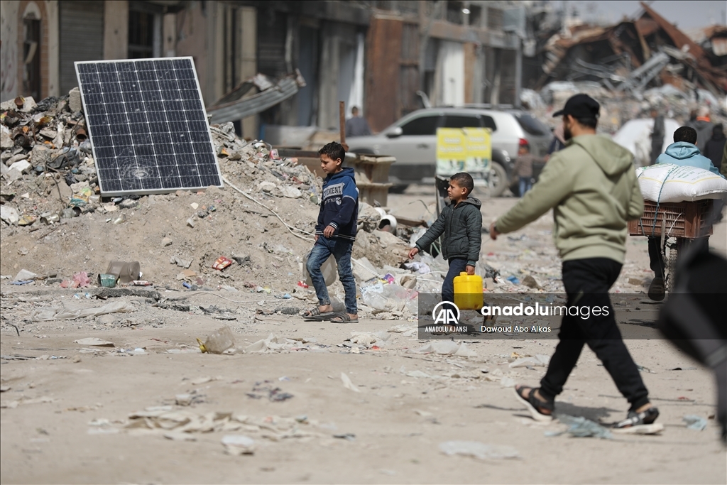 Gazze'deki su krizi devam ediyor