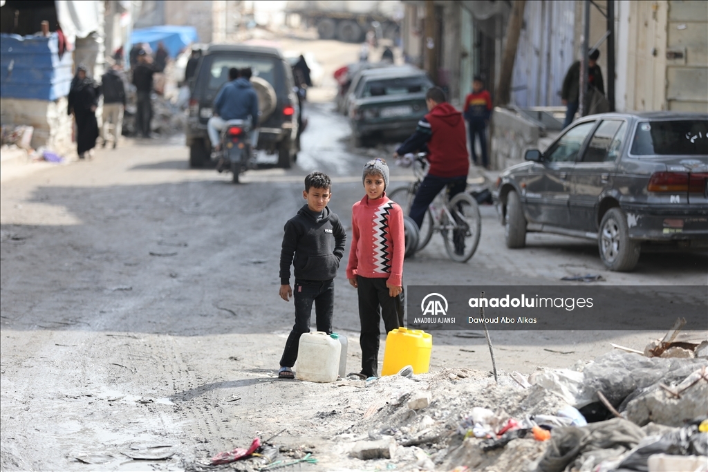 Gazze'deki su krizi devam ediyor