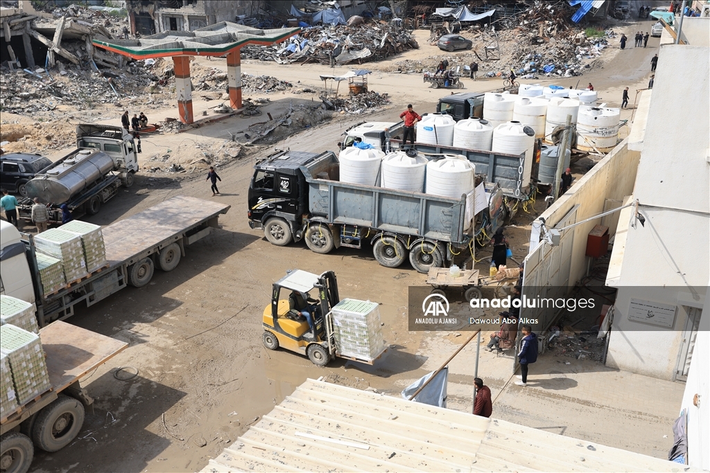 Gazze'deki su krizi devam ediyor